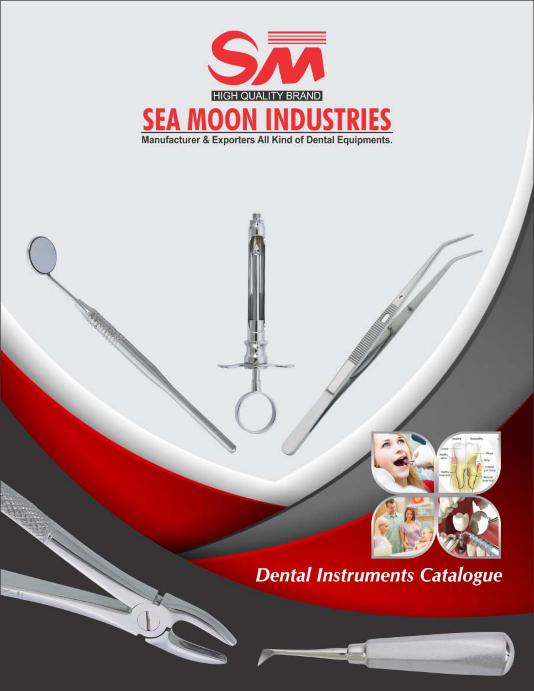 Dental instruments catalogue cover